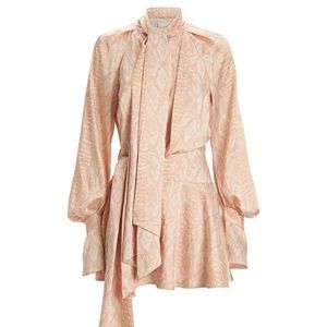 Acler Bradley Wrap Dress Size US 6 Snake print